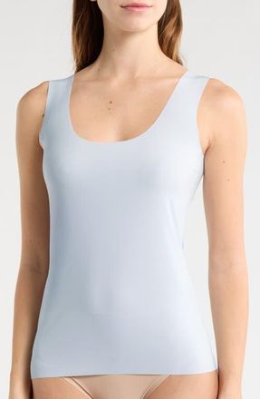 Nordstrom Everyday Invisible Edge Tank in Blue Illusion at Nordstrom, Size X-Small