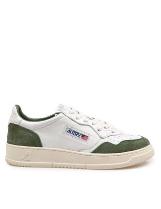 Autry Medalist Low - Sneakers In Goatskin And Suede