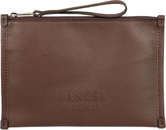 Lancel Bolsa de Mu&ntilde;eca con Cremallera S - Bags - Mujer - Marr&oacute;n - ONE SIZE
