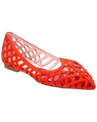 Roger Vivier Suede Flat