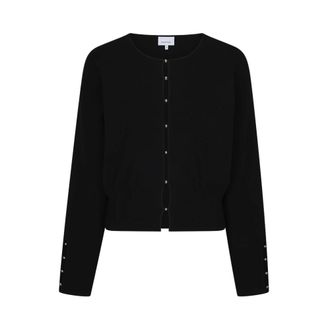 Dante6 Lorya Beaded Detail Cardigan - Dames - Truien - Zwart - Maat: L Viscose