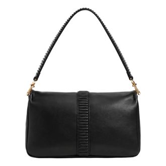 Twinset Borsa a Spalla con Patta - - Bags - Donna - Nero - ONE SIZE