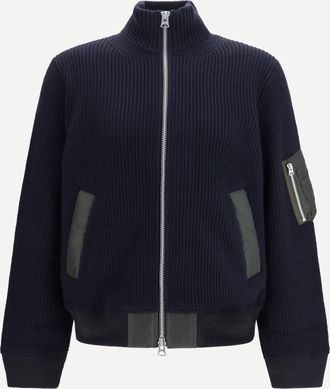 sacai Maglione a coste Man 3