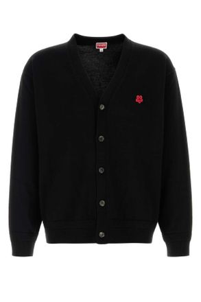 Kenzo Black Wool Cardigan