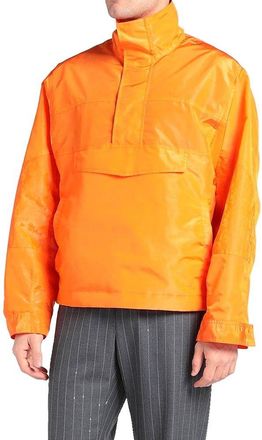 Dior Mens Orange Polyester Shell Jacket Clothing