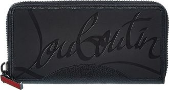 Christian Louboutin Panettone Sole Leather Zip Around Wallet