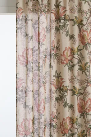 H&M 2er-Pack Vorhangschals aus Leinengemisch - Beige