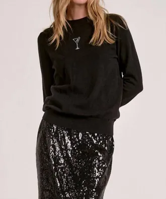 Elan Martini Sweater In Black