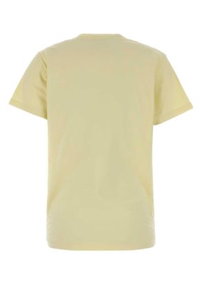 Isabel Marant Womens Pastel Yellow Cotton Aby T-Shirt Butter-Ecru Matiere Principale:coton (1) Butter/ecru