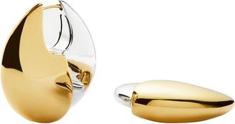 Missoma Sculptural Pebble Large Hoop Earrings - Gold - One Size