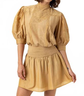 Sundays Brushed Moni Top In Gold