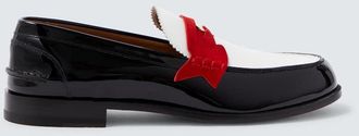 Christian Louboutin Mocassini Penny in vernice