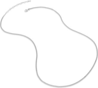 Monica Vinader Curb Chain Necklace in Silver at Nordstrom