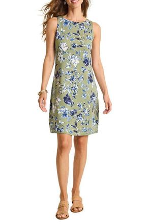Tommy Bahama Darcy Floral Print Sleeveless Sheath Dress in Dusty Thyme at Nordstrom, Size Medium