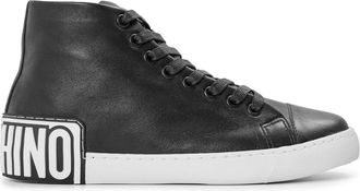 Moschino Vulc 25 Logo Mid-Top Sneakers