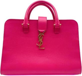 Saint Laurent Pre-owned Vintage Handbag - Dames - Vintage Handtas - Roze - ONE Size - Leer - Vintage