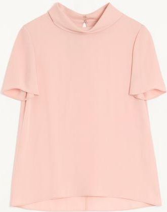 Valentino Top In Georgette Donna ROSE 36