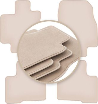 OEM Alfombrillas Premium Beige Para: Toyota Highlander Iv Suv 2021