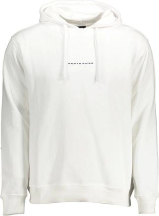 North Sails Heren, Sweatshirts & Hoodies, Wit, Maat: 2XL