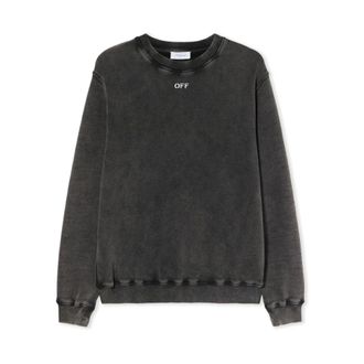 Off-white Fresco Arrow Sweatshirt - Heren - Sweatshirts & Hoodies - Grijs - Maat: XS Katoen