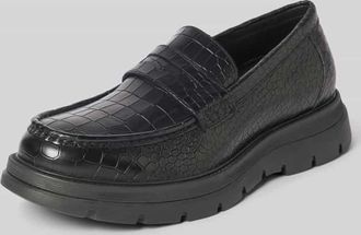 Steve Madden Loafer mit Kontrastbesatz Modell RAIDEN in Black, Gr&ouml;&szlig;e 45