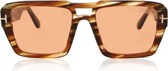 Tom Ford FT1153 REDFORD 55E Mens Sunglasses Tortoiseshell Size 56