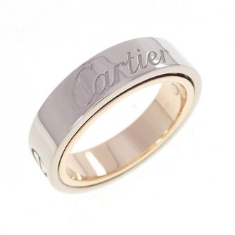 Cartier Pink Gold (18K) White Gold (18K) Band Ring (Pre-Owned)