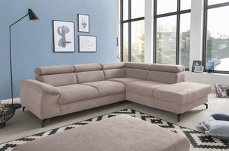 Cotta Ecksofa »Kitty L-Form, B: 249 cm« mit Kopfteilverstellung, optional Bettfunktion & Bettkasten