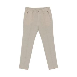 Pantaloni Torino Suit Trousers, male, Beige, Size: 4XL Pantalone NEW Berlin