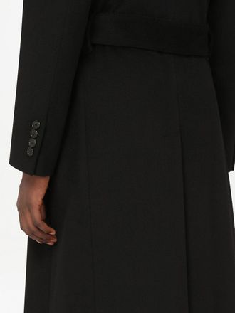 Dolce & Gabbana belted double-breasted cashmere coat - Black