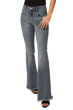 Dear John Denim Rosa Flare Jeans In Stokes Canyon