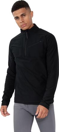 Obermeyer Flex Baselayer Top Mens Black Zip Stretch Long Sleeve JDM667