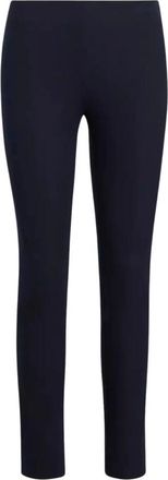 Ralph Lauren Slim-fit broek - Dames - Slim Fit Broeken - Blauw - L - Broeken