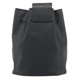 Louis Vuitton Pre-owned Sac a dos drawstring backpack - unisex - Louis Vuitton Vintage - Vintage Backpacks - Black - ONE SIZE - Pre-owned