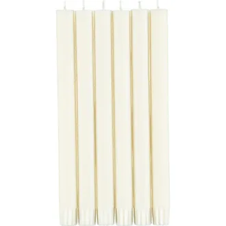 British Colour Standard Dinner Candles - Set of 25 in Pearl White at Nordstrom