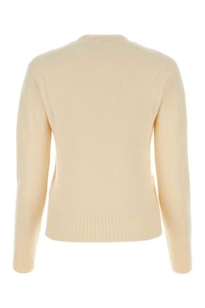 Jil Sander Womens Ivory Wool Sweater Natural Tessuto Primario: Lana Maglieria