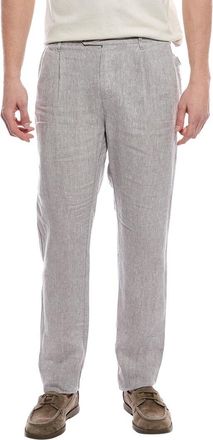 Onia Linen Tapered Pleated Trouser