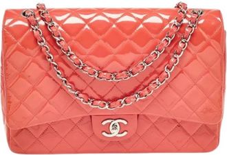 Chanel Pre-owned Vintage Canvas Schoudertas - Dames - Vintage Schoudertas - Roze - ONE Size - Vintage
