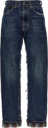 Maison Margiela Blue Pendleton jeans