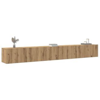 Berkfield Home 3 Piece TV Cabinet Set Wall-mounted Artisan Oak Engineered Wood