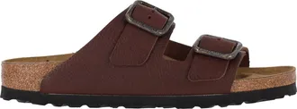 Birkenstock Brown Calf Leather Arizona Wire Buckle Sandals