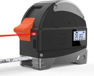 OEM Cinta M&eacute;trica Con Tel&eacute;metro L&aacute;ser Digital 2 En 1 De 30 M, Medidor De Distancia, Tel&eacute;metro Infrarrojo, Herramientas De Construcci&oacute;n Y Medici&oacute;n