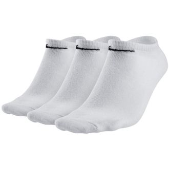 Nike Nike No Show Socks 3 Pairs - White - Size M
