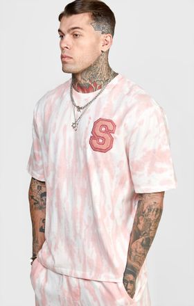 Siksilk Camiseta de gran tama&ntilde;o de Tie Dye XL