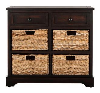 Safavieh Muebles de almacenaje de madera marr&oacute;n