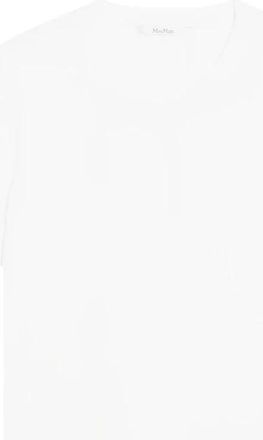 Max Mara T-shirt - Dames - T-shirts - Wit - XS - Katoen - Tops