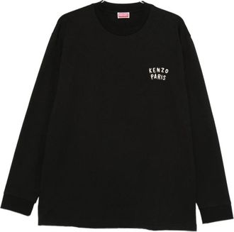 Kenzo Boke Heart Relax T-shirt met lange mouwen - Heren - Sweatshirts - Zwart - XL - Katoen - Hoodies & sweatvesten