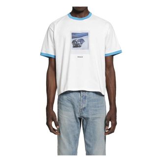 Versace Heren, Tops, Wit, Maat: M Katoen
