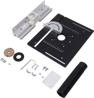 OEM Mesa De Fresado Ajustable De Acero Y Aleaci&oacute;n De Aluminio Con Placa De Inserci&oacute;n Para Carpinter&iacute;a