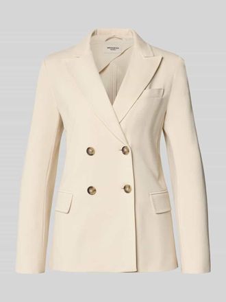 Max Mara Regular Fit Longblazer mit doppelter Knopfleiste Modell WKDCOLIBRI in Offwhite, Gr&ouml;&szlig;e XXL